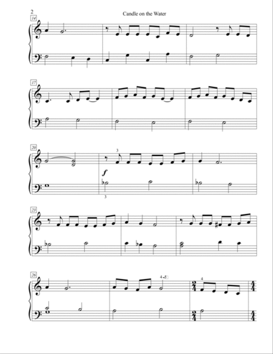 Seek Ye First Easy Piano scores gallery preview page 2