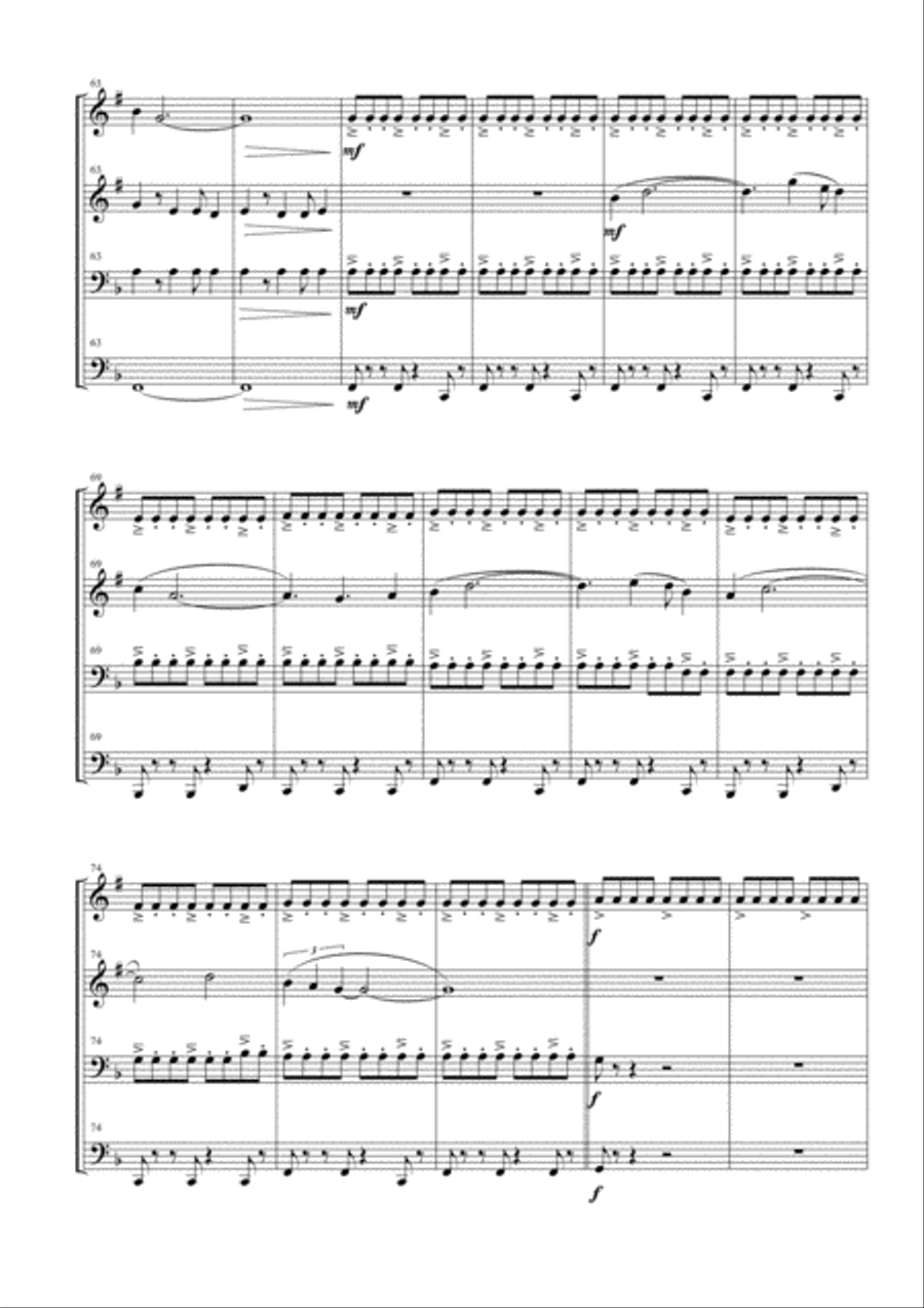 The Magnificent Seven Brass Ensemble scores gallery preview page 5