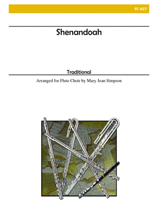 Book cover for Shenandoah for Flute Choir