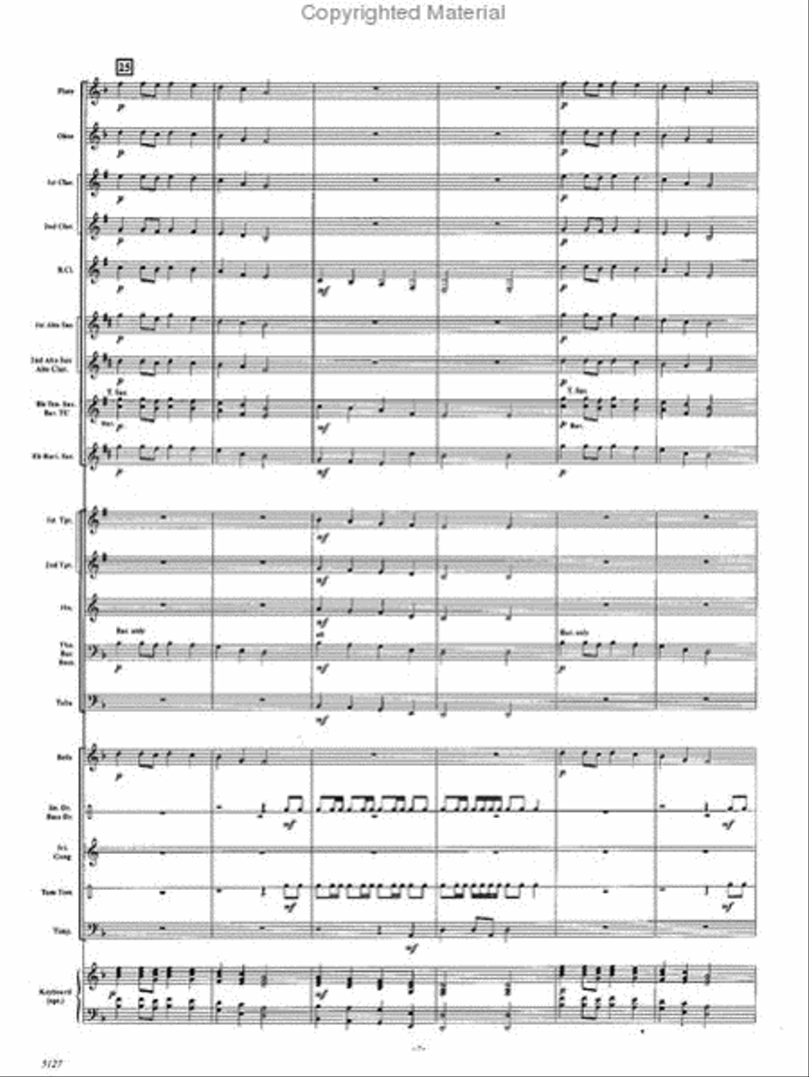 Knights of the Round Table Concert Band scores gallery preview page 6