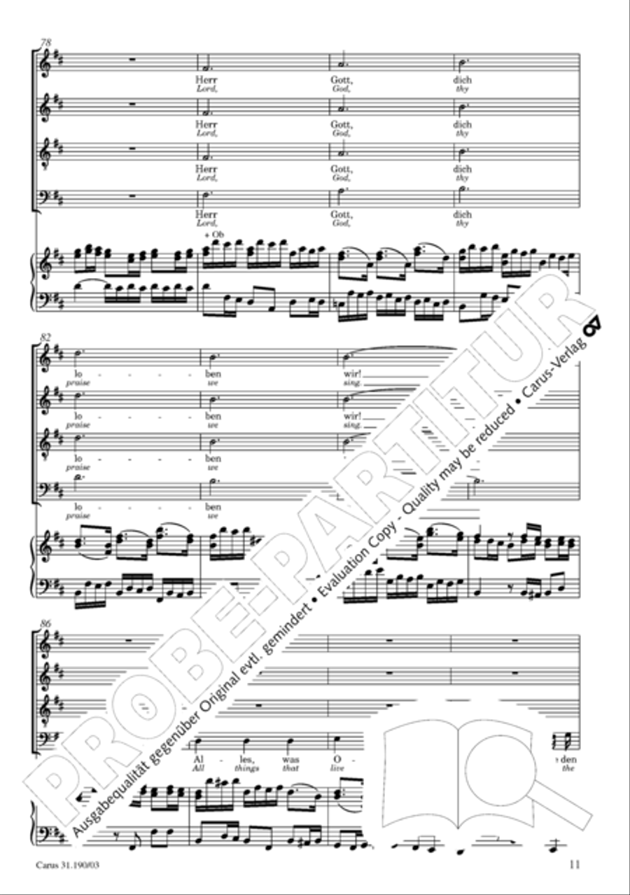 Sing to the Lord a new song (Singet dem Herrn ein neues Lied) ATB scores gallery preview page 12