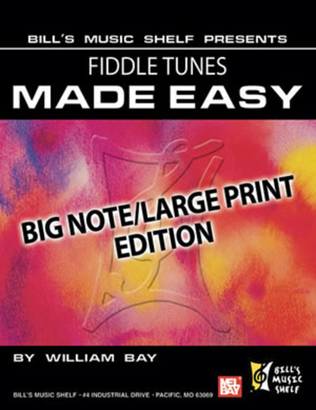 Book cover for Fiddle Tunes Made Easy-Big Note/Large Print Edition