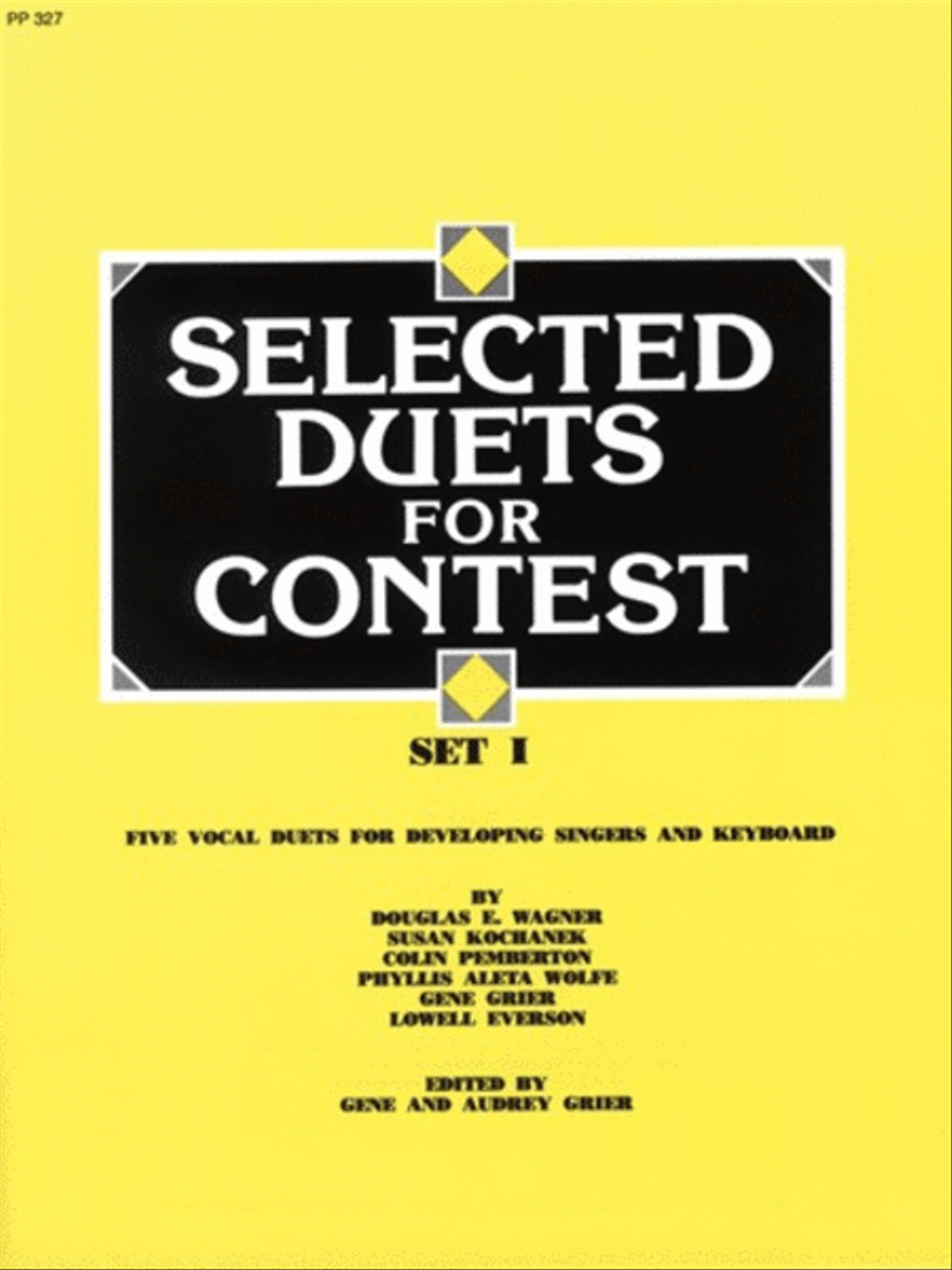 Selected Duets for Contest, Set I Voice - Sheet Music