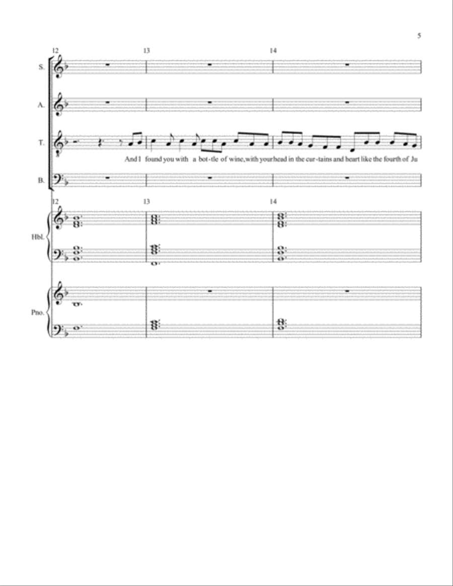 Carry On 4-Part scores gallery preview page 5