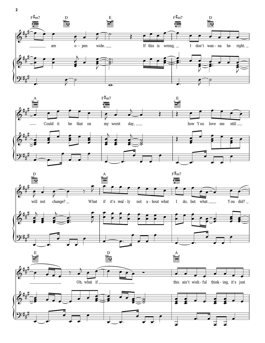 Wishful Thinking Wishful Thinking Acoustic Guitar scores gallery preview page 2