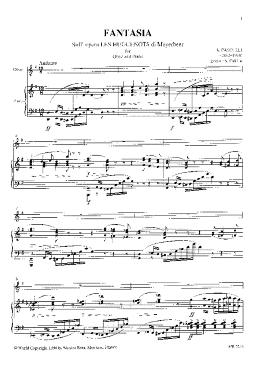 Fantasia on the Opera “Les Huguenots” by Meyerbeer Piano scores gallery preview page 2