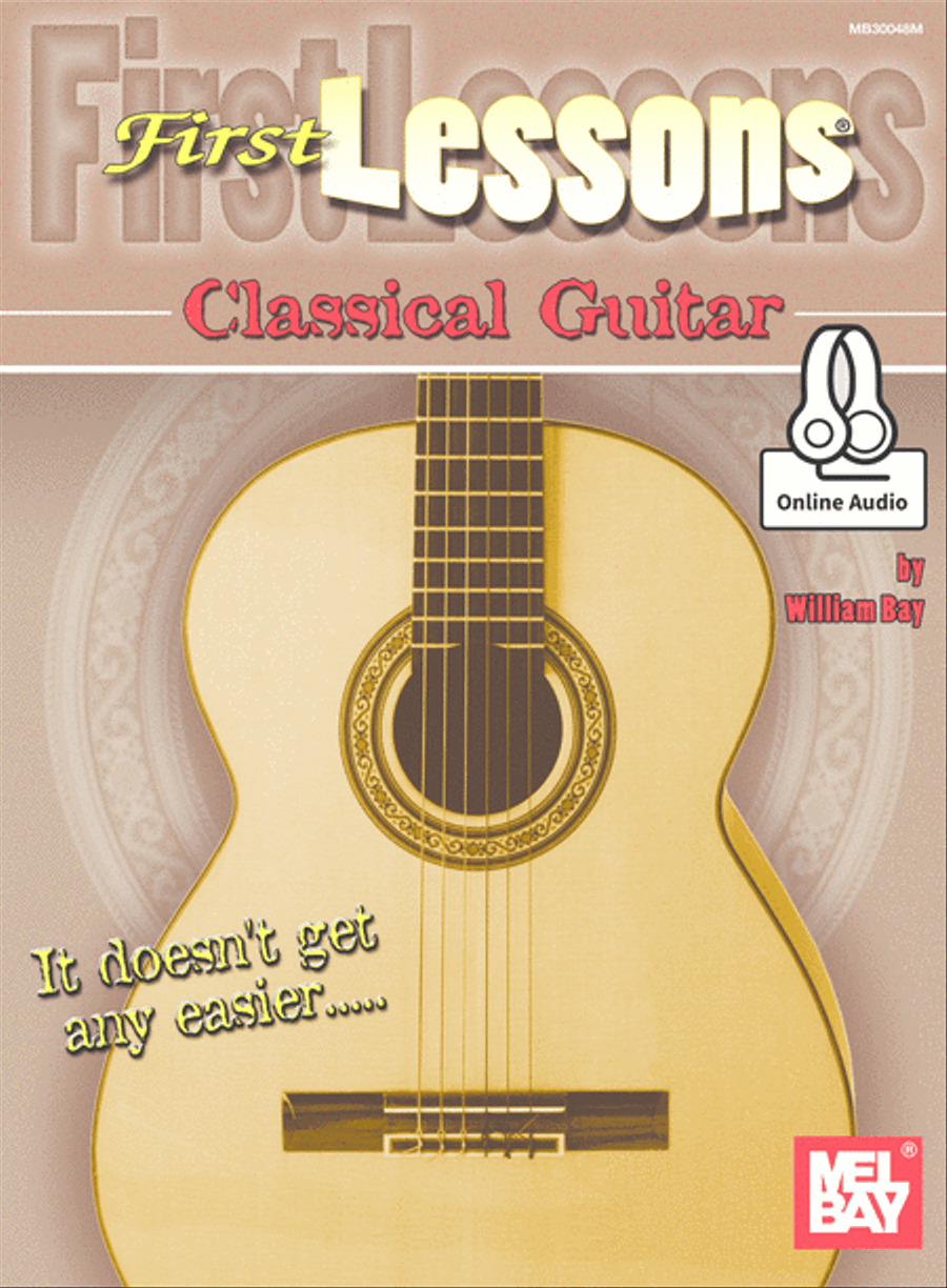 Book cover for First Lessons Classical Guitar