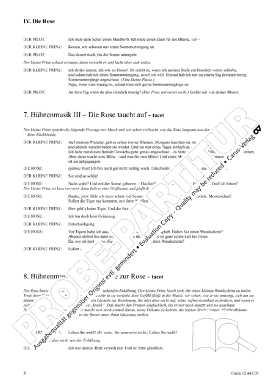 Der kleine Prinz 3-Part scores gallery preview page 9
