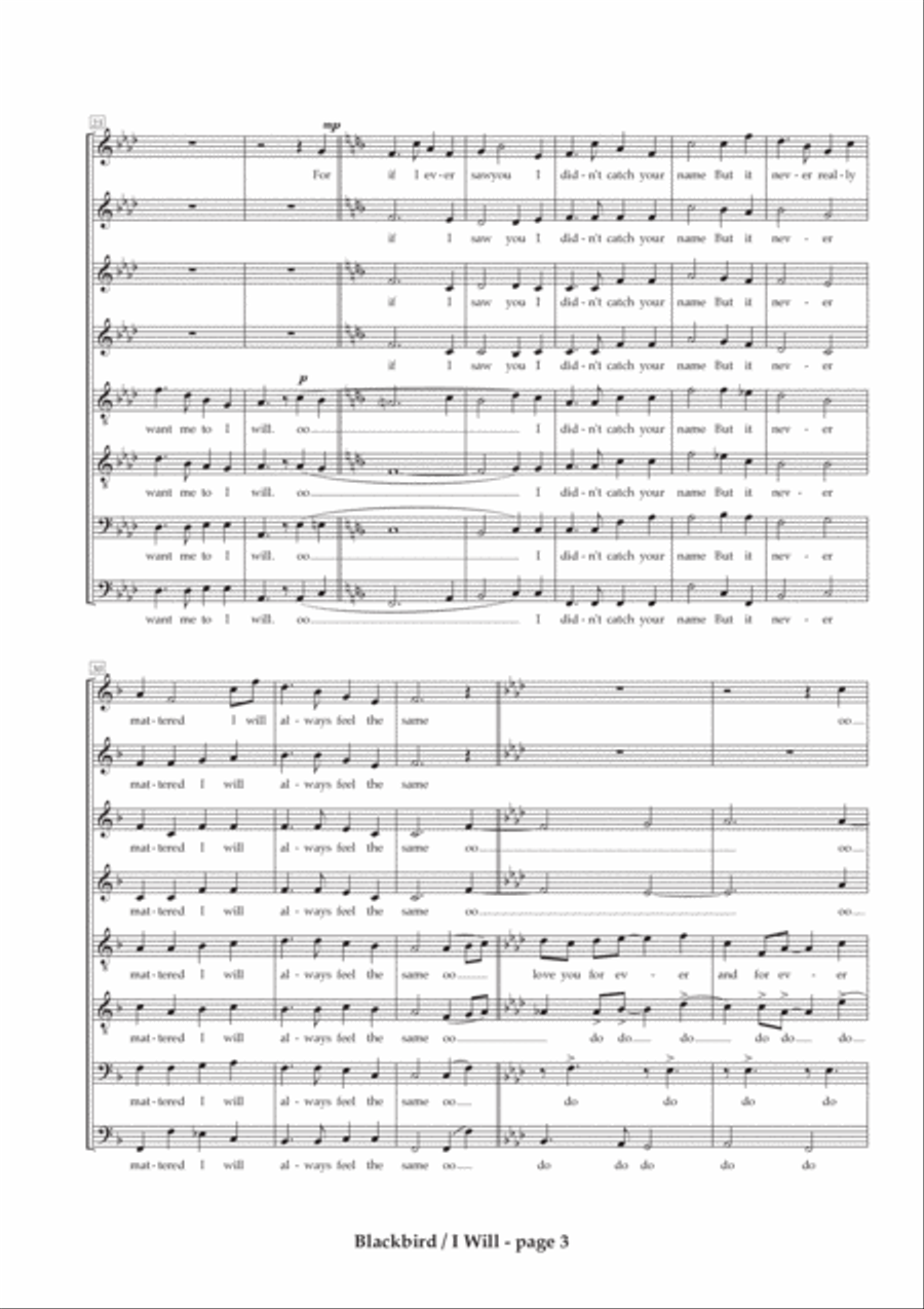 Blackbird Divisi scores gallery preview page 3
