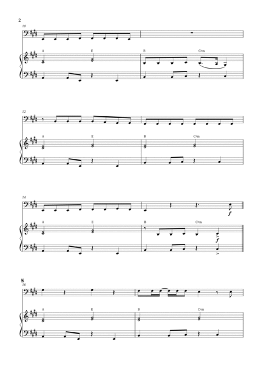 Anti-hero Piano scores gallery preview page 2