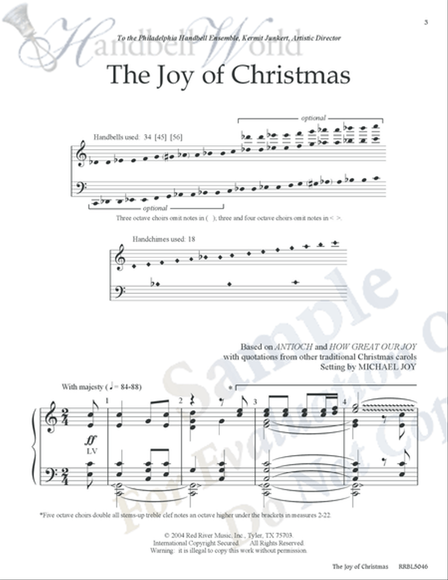 Joy of Christmas 5-Octaves scores gallery preview page 6