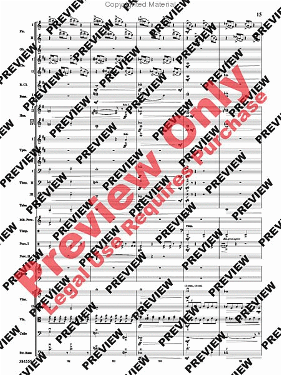 Harry Potter and the Deathly Hallows, Part 2, Suite from Full Orchestra scores gallery preview page 16
