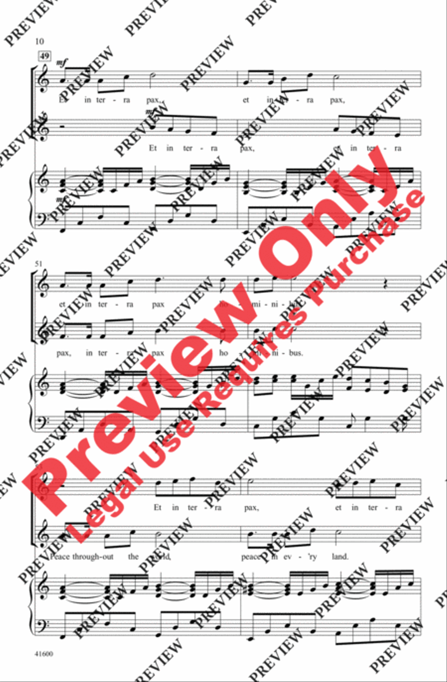One Dream 2-Part scores gallery preview page 10