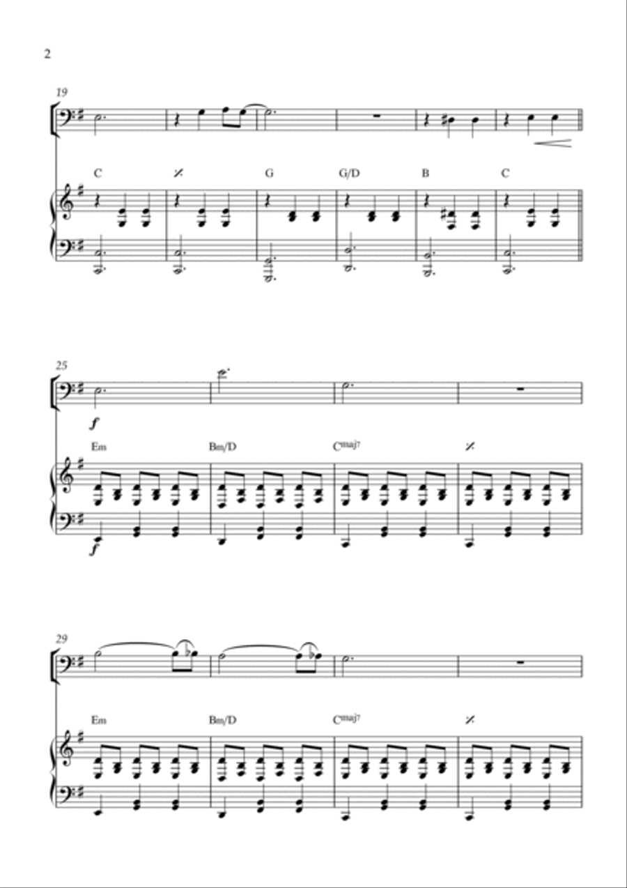 Je Te Laisserai Des Mots Cello Solo scores gallery preview page 2