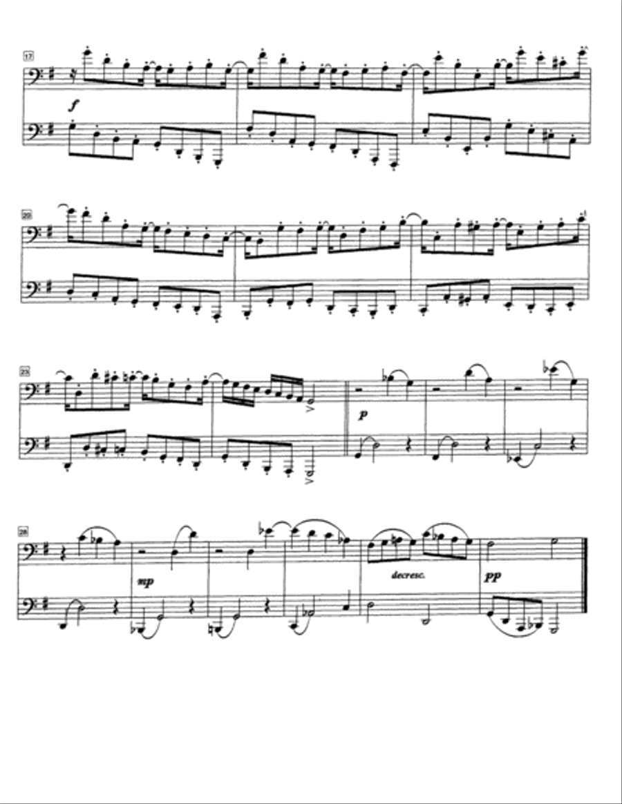 Baroque Suite Bassoon scores gallery preview page 6