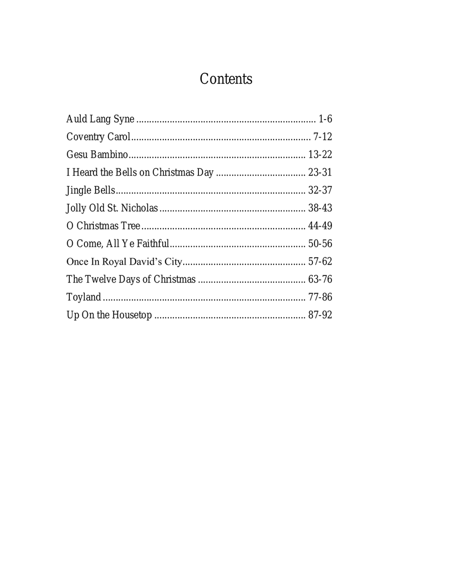 Violin, Viola and Cello for Christmas, Vol. III (12 Arrangements) String Trio scores gallery preview page 6