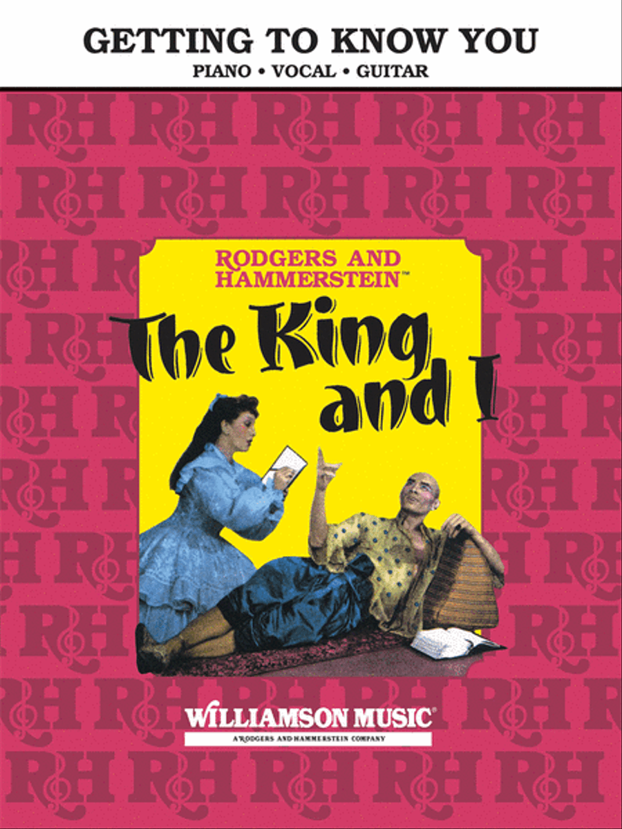 Getting to Know You (From The King and I) Piano, Vocal, Guitar scores gallery preview page 1