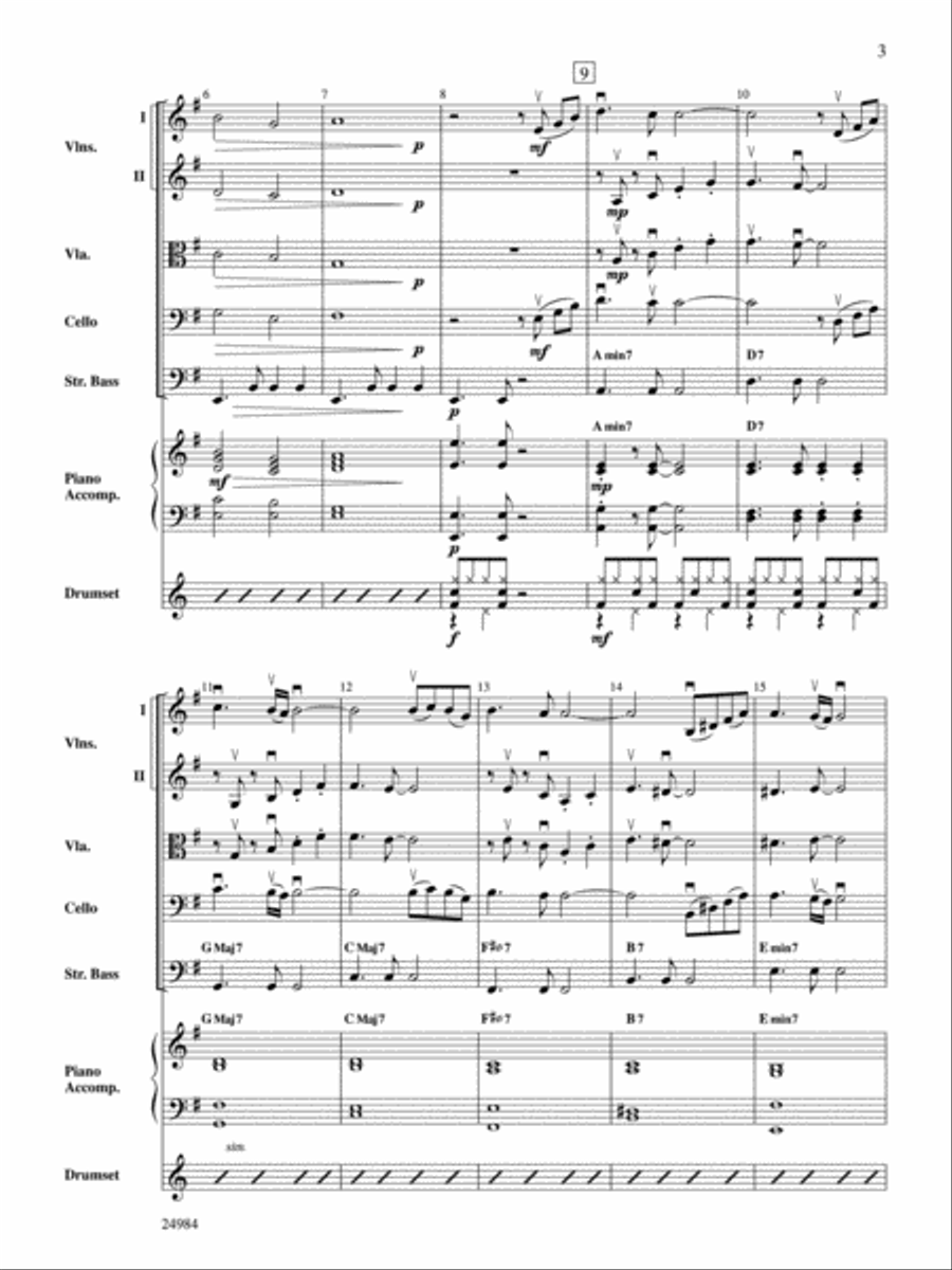 Bossa Verde Bossa Verde String Orchestra scores gallery preview page 3