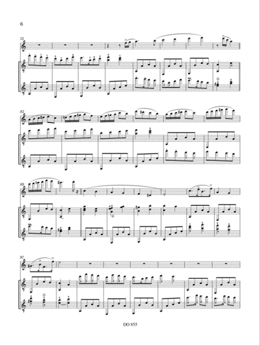 Adagio et passacaille Adagio et passacaille Flute scores gallery preview page 6