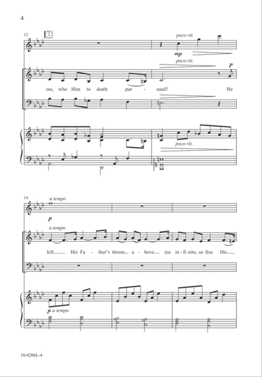 How Can It Be? 4-Part scores gallery preview page 5
