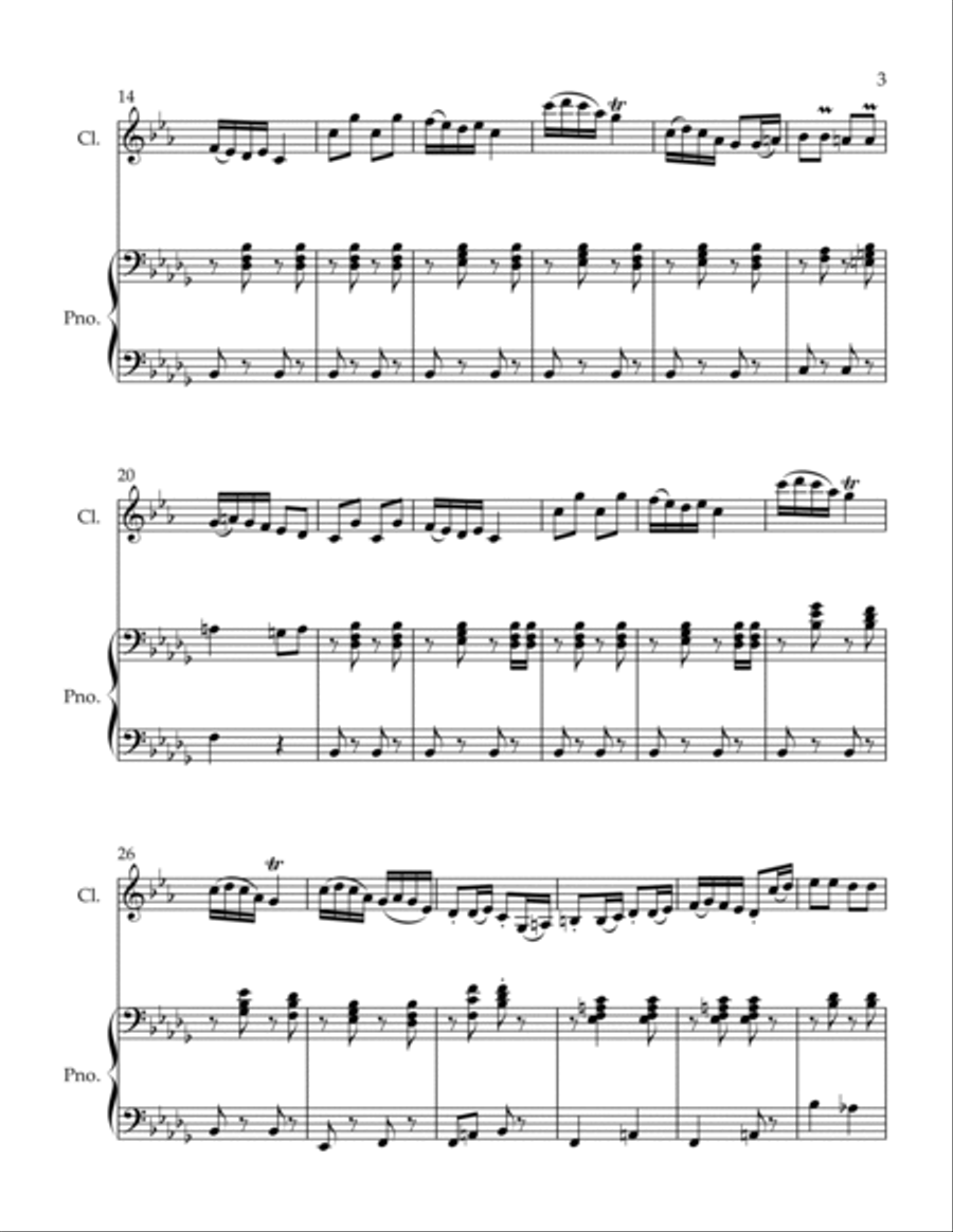 Dervish Dance Dervish Dance B-Flat Clarinet scores gallery preview page 3