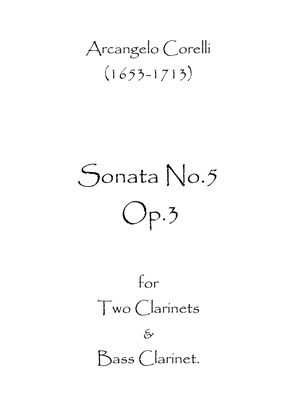 Book cover for Sonata No.5 Op.3