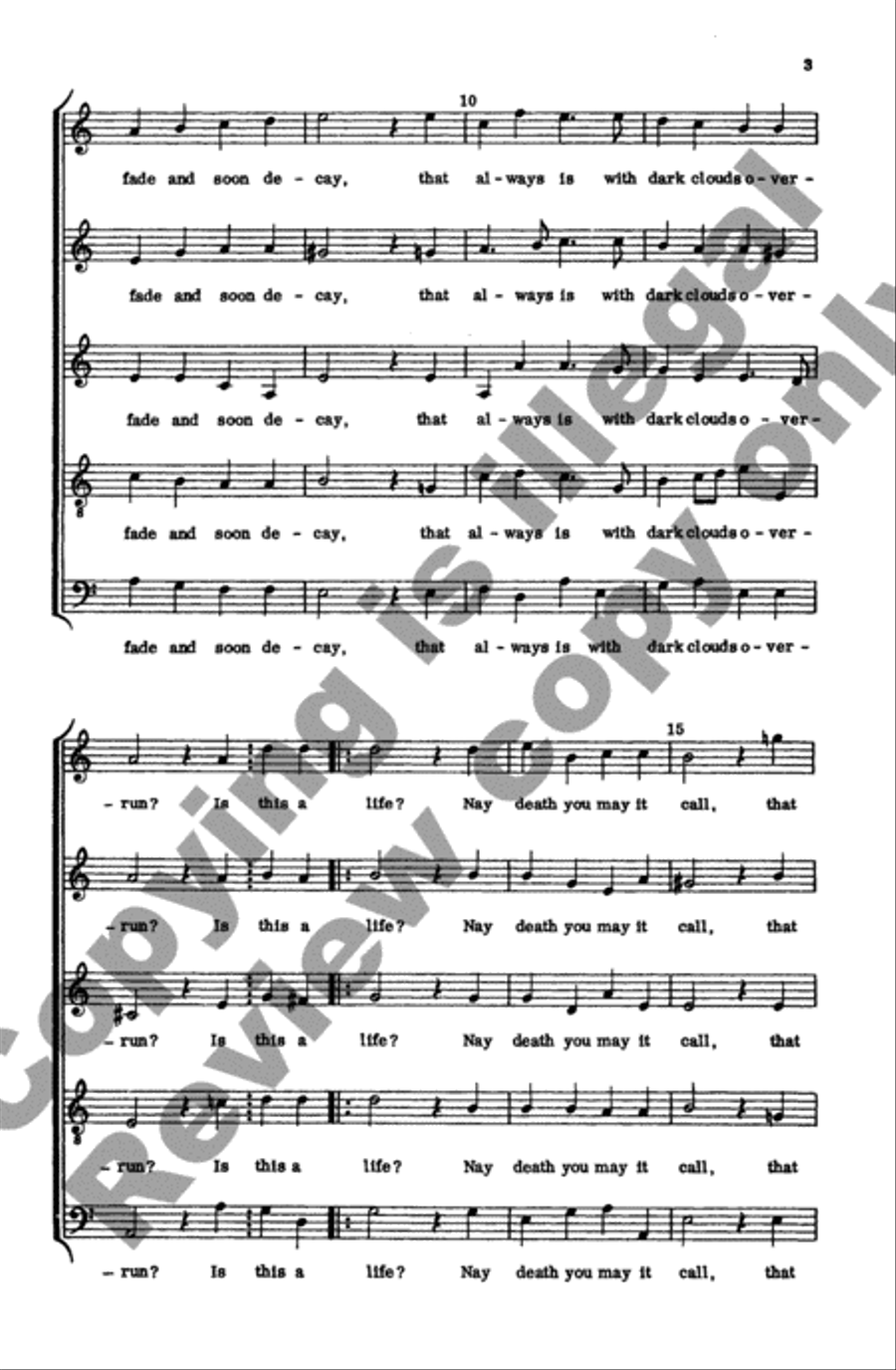 Invitation to Madrigals, Book 7 SSATB scores gallery preview page 6
