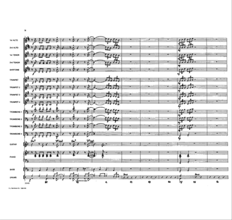 Senorita Blues Jazz Ensemble scores gallery preview page 13