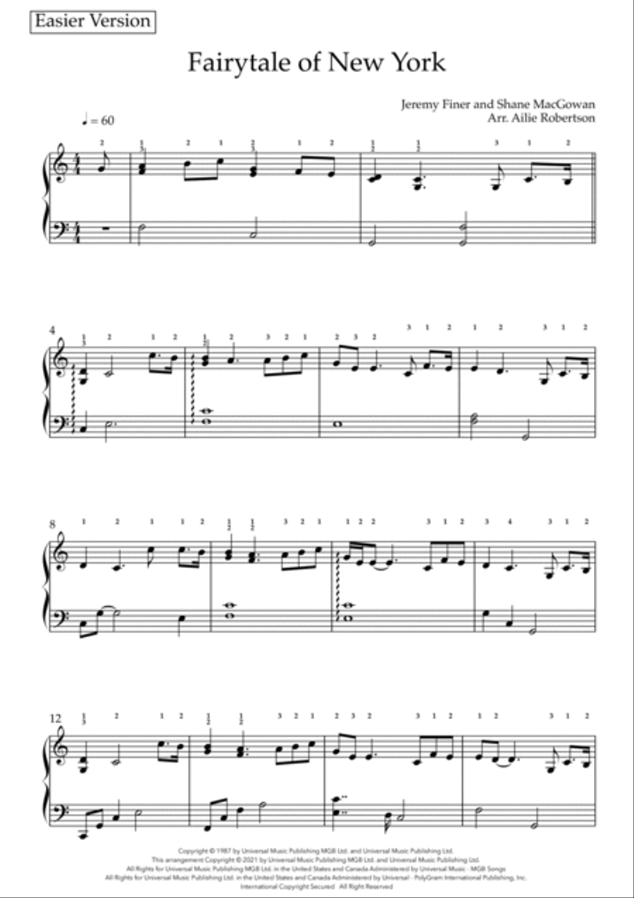 Fairytale Of New York Harp scores gallery preview page 6
