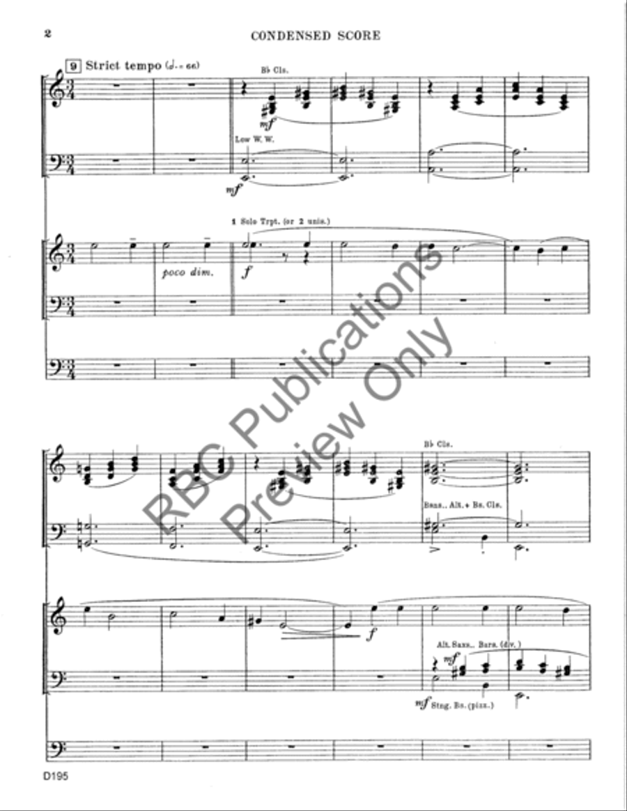 El Torero (Score) Concert Band scores gallery preview page 5