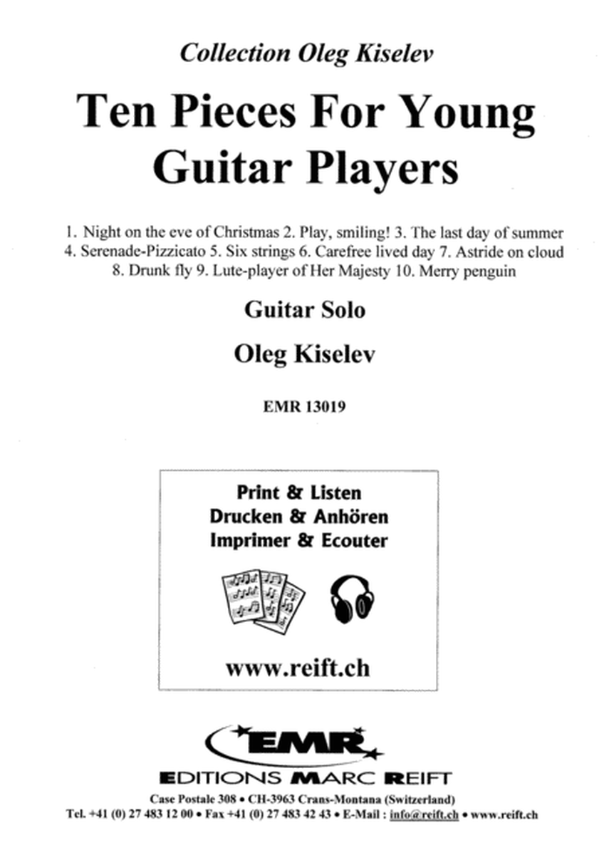 Ten Pieces For Young Guitar Players image number null