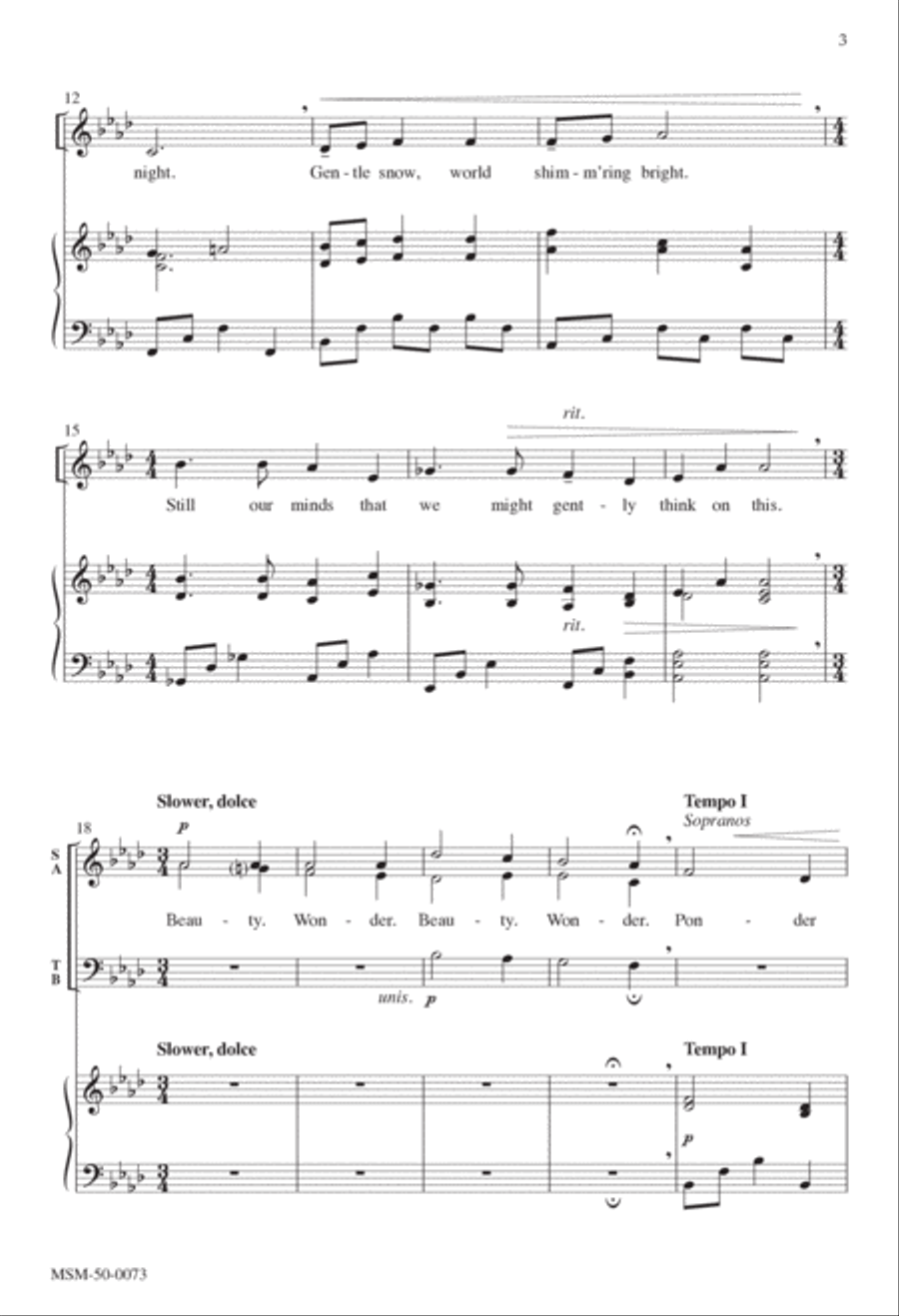 Night of Wonder 4-Part scores gallery preview page 2