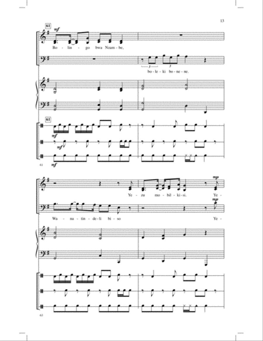 Bolingo Bolingo 3-Part scores gallery preview page 11