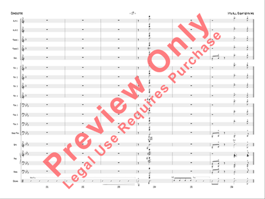 It's All Right with Me Jazz Ensemble scores gallery preview page 20