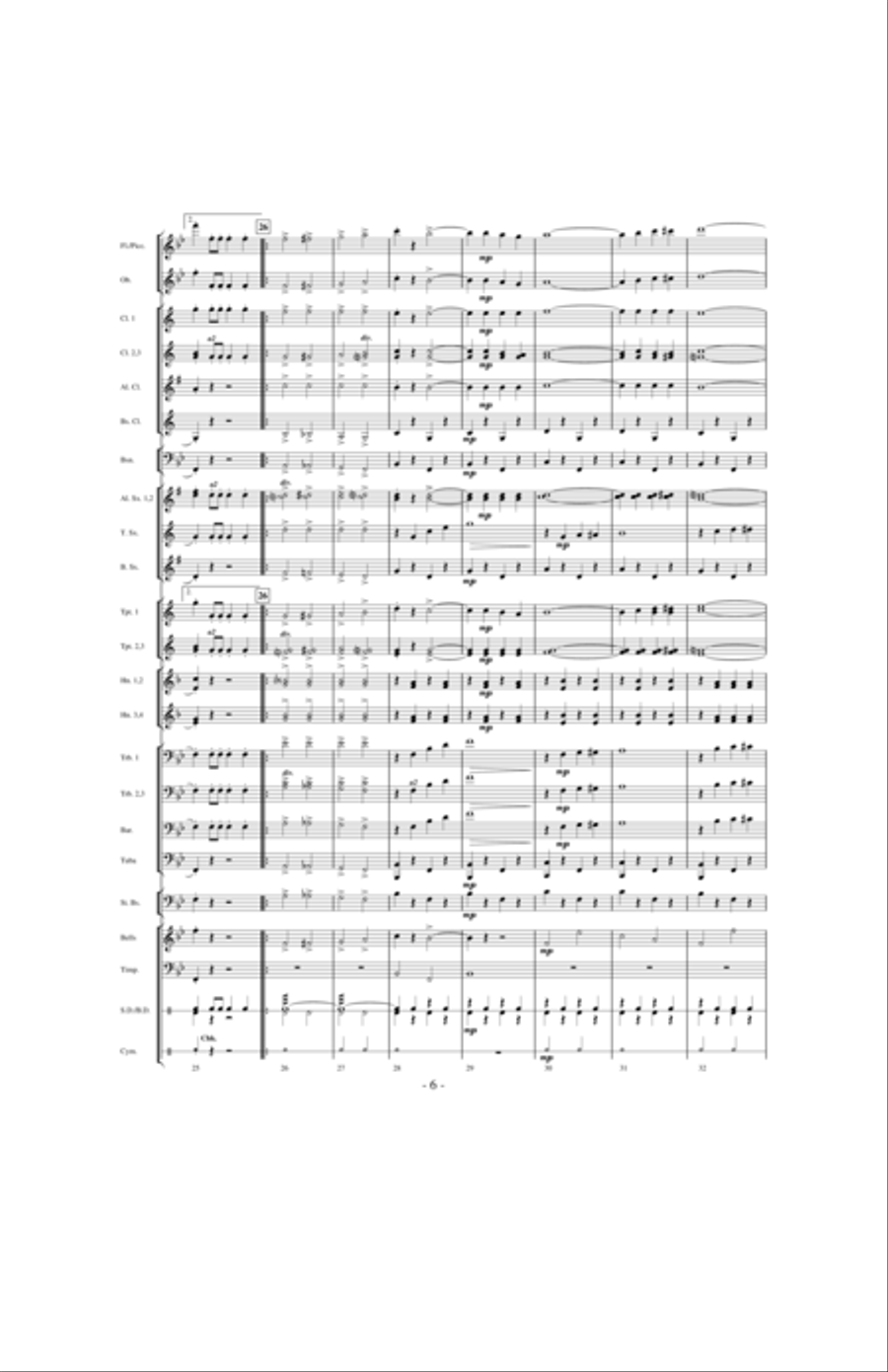Military Escort Concert Band scores gallery preview page 5