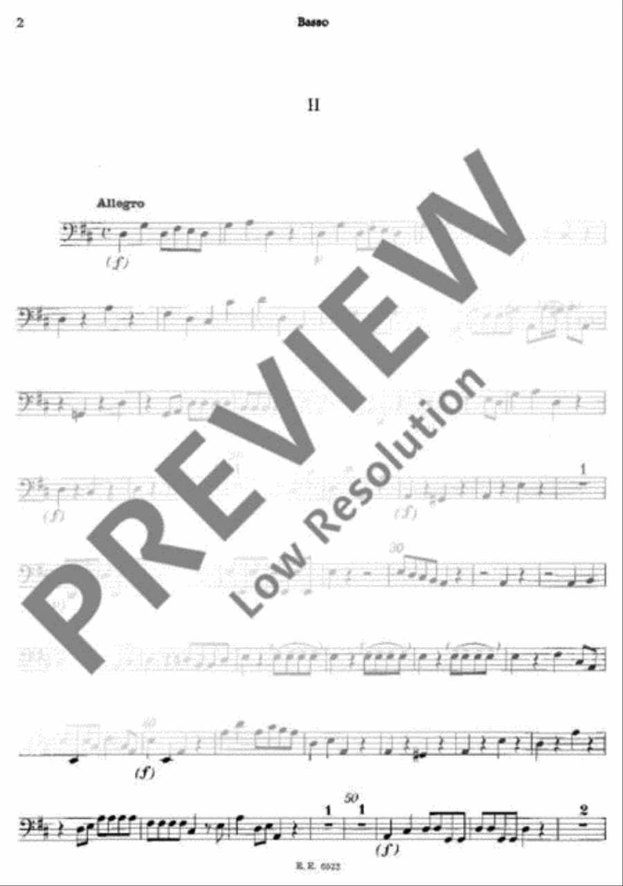 Concerto D major Part scores gallery preview page 3