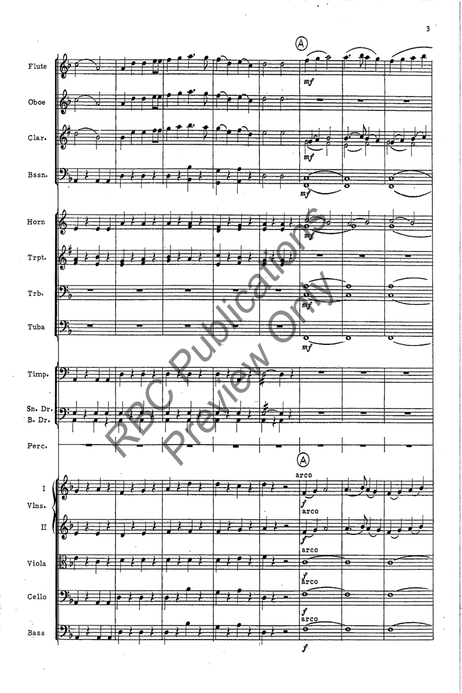 English Country Dance Full Orchestra scores gallery preview page 4