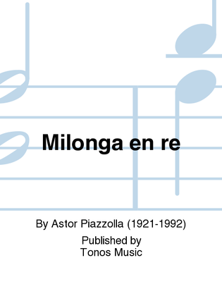 Book cover for Milonga en re