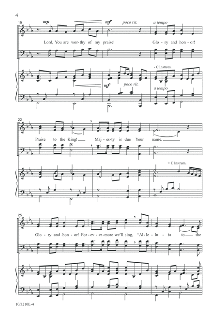 Who Am I? 4-Part scores gallery preview page 4