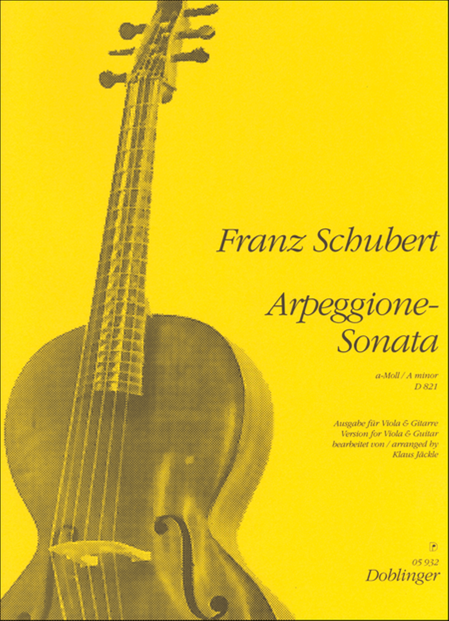 Arpeggione Sonata a-moll School and Community scores gallery preview page 1