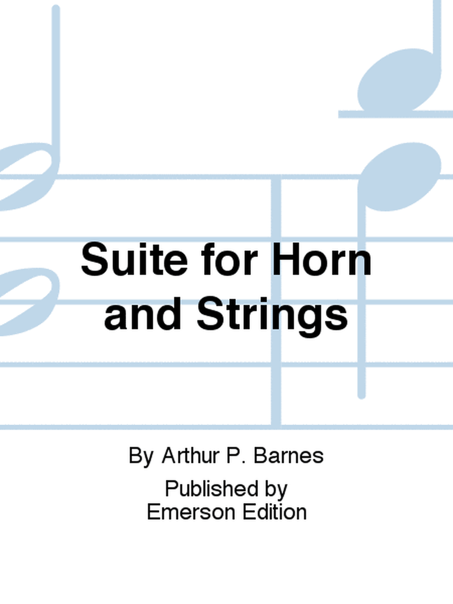 Suite for Horn and Strings