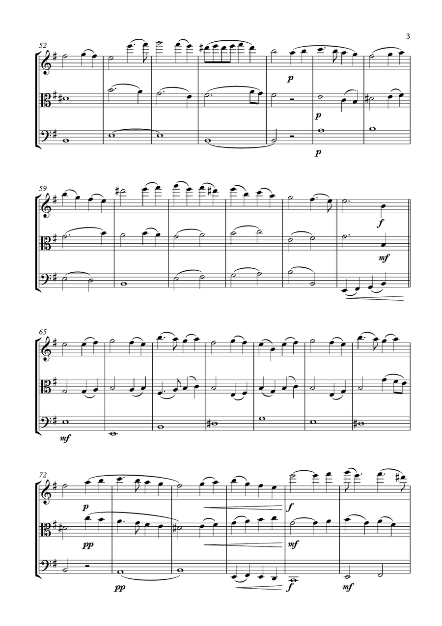 Roslin Castle Roslin Castle String Trio scores gallery preview page 3