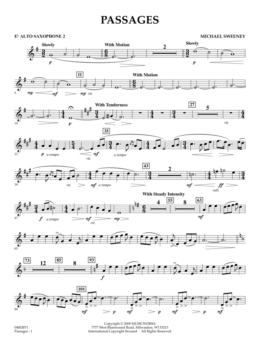 Passages - Eb Alto Saxophone 2