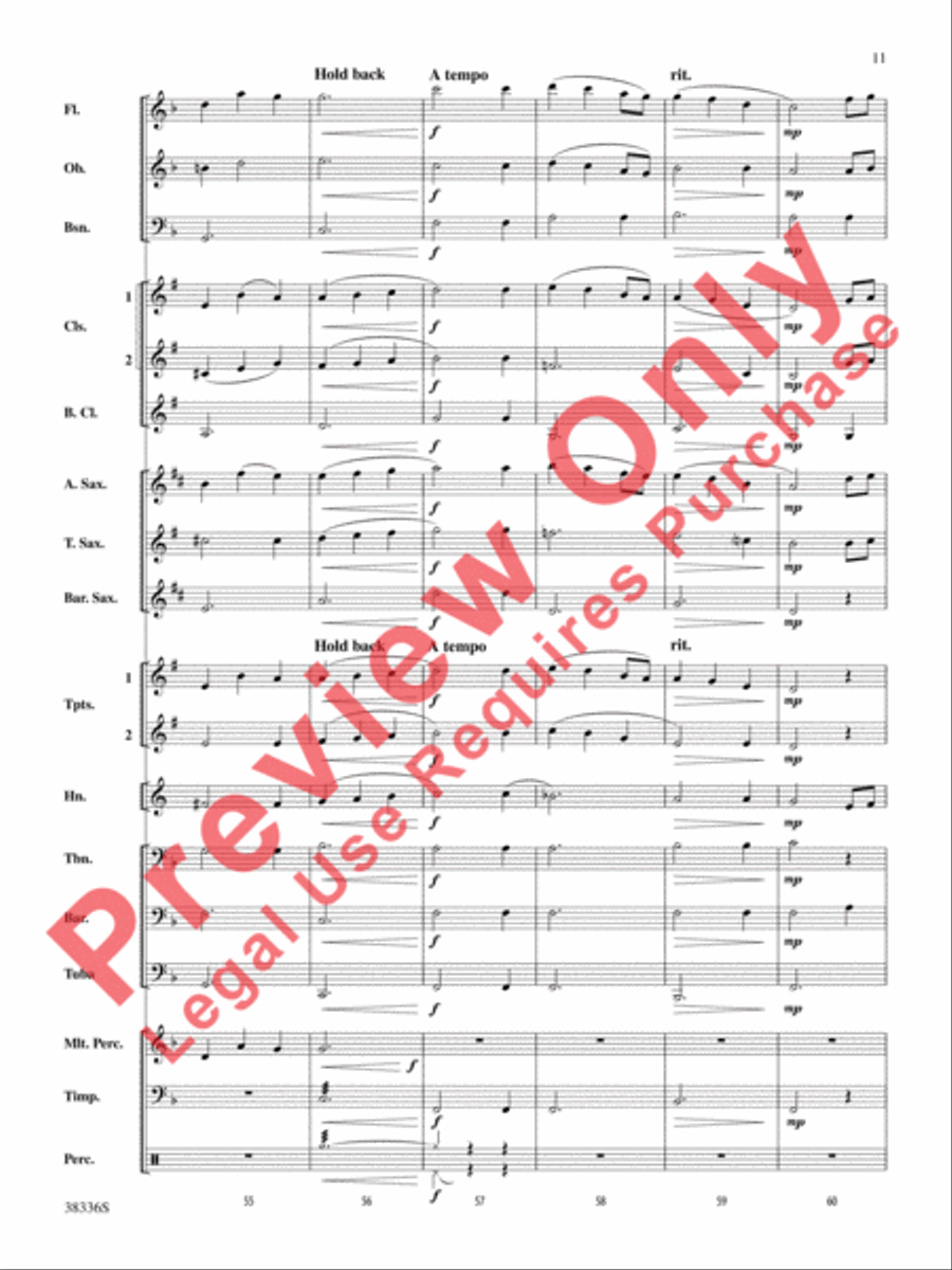 Ye Banks and Braes Concert Band scores gallery preview page 12