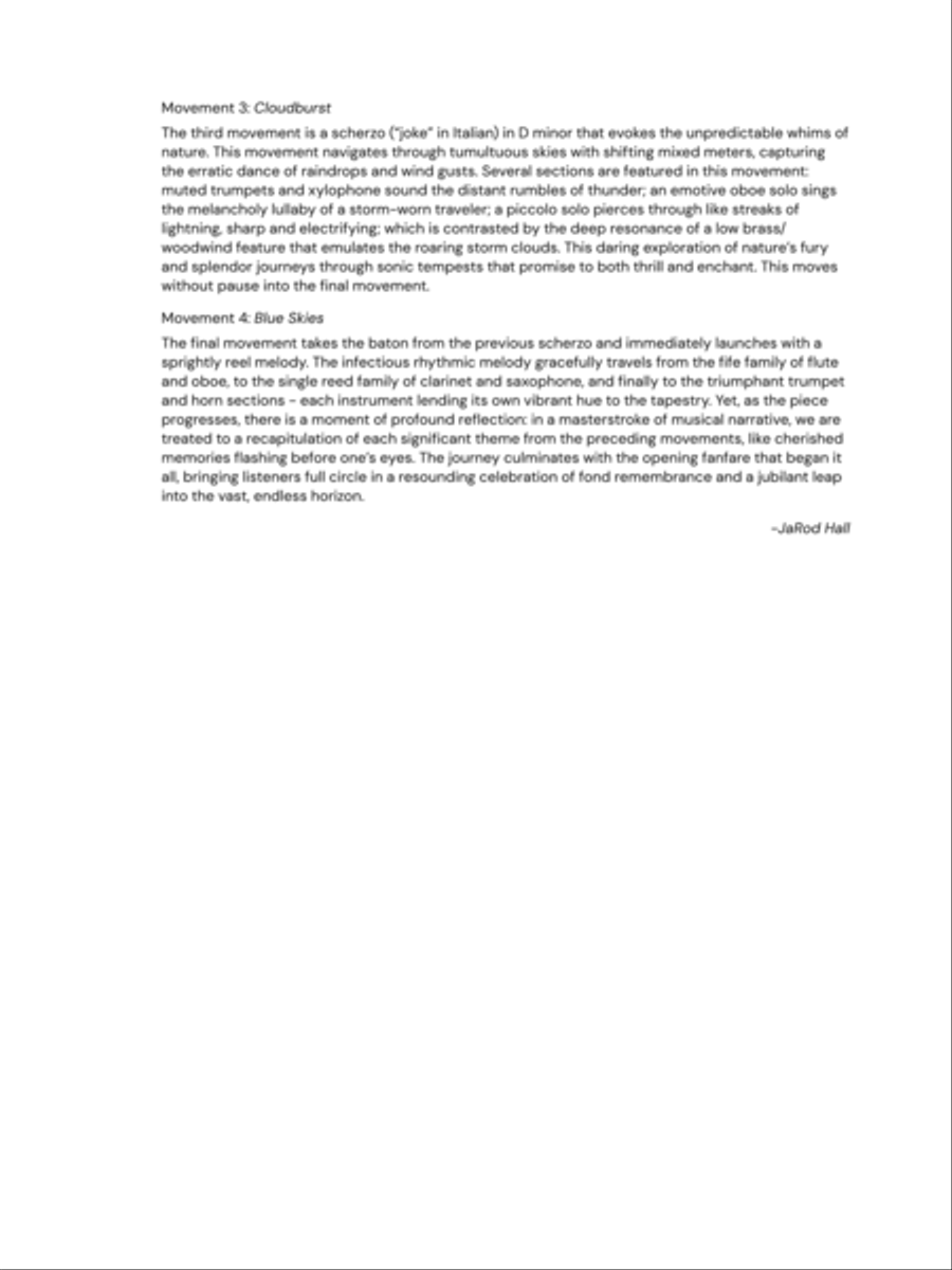 Skyward Spirits: Score Skyward Spirits: Score Concert Band scores gallery preview page 3