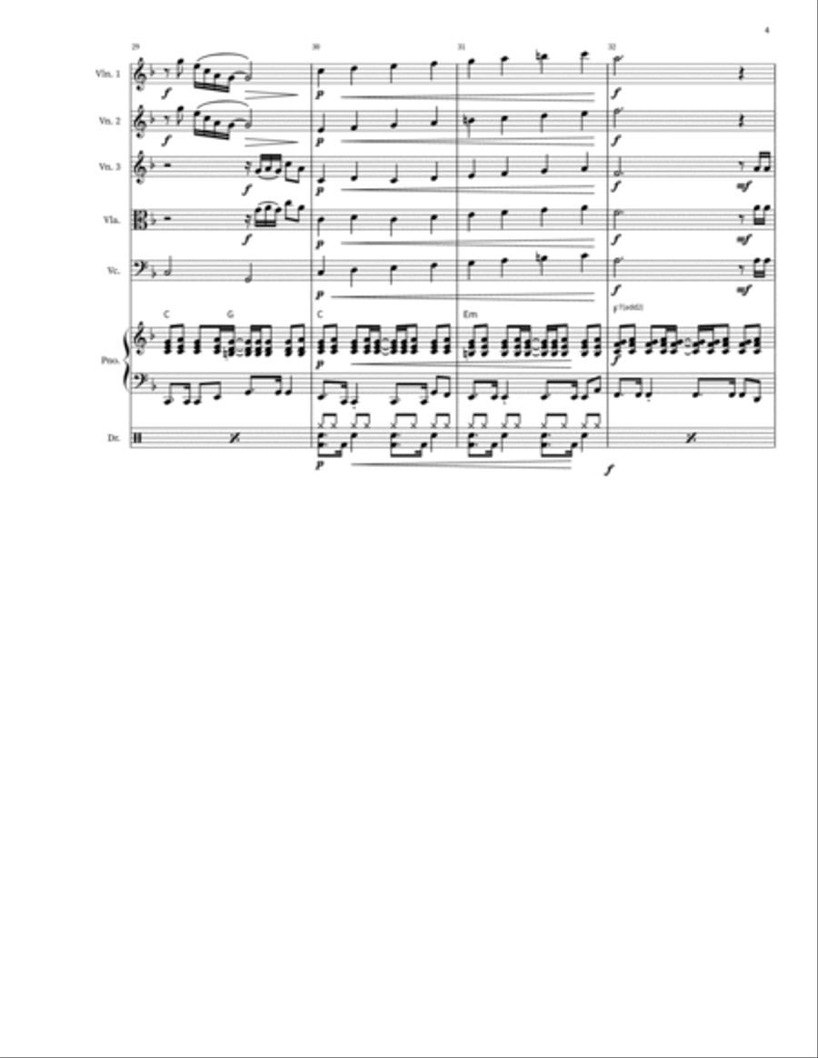 Come On Eileen Come On Eileen Cello scores gallery preview page 4