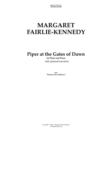 [Fairlie-Kennedy] Piper at the Gates of Dawn Small Ensemble - Digital Sheet Music