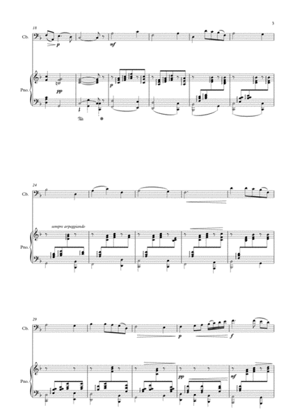 Mascagni: Intermezzo (for Double Bass and Piano) image number null