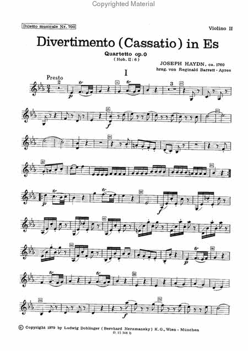 Streichquartette op. 0 + op. 1 / 1-4, 6 Bandausgabe