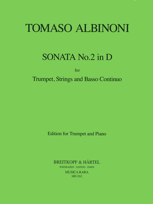 Book cover for Sonata No. 2 in D